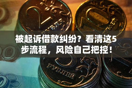 济南被起诉借款纠纷？看清这5步流程，风险自己把控！