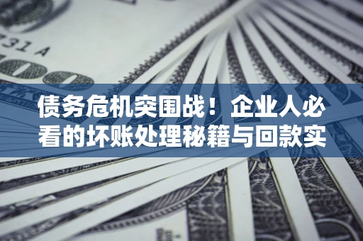 济南债务危机突围战！企业人必看的坏账处理秘籍与回款实战指南