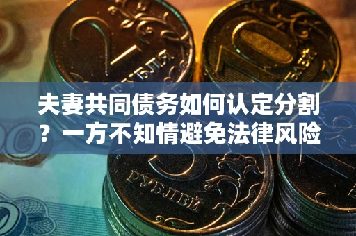 济南夫妻共同债务如何认定分割？一方不知情避免法律风险必看！